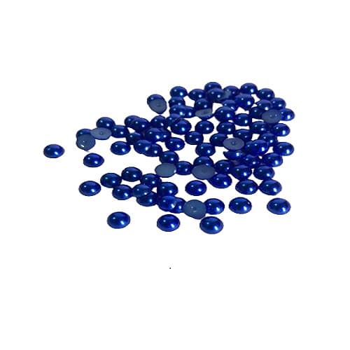 Meia Pérola Abs 6 mm - AZUL ROYAL - Pacote com 500 gramas