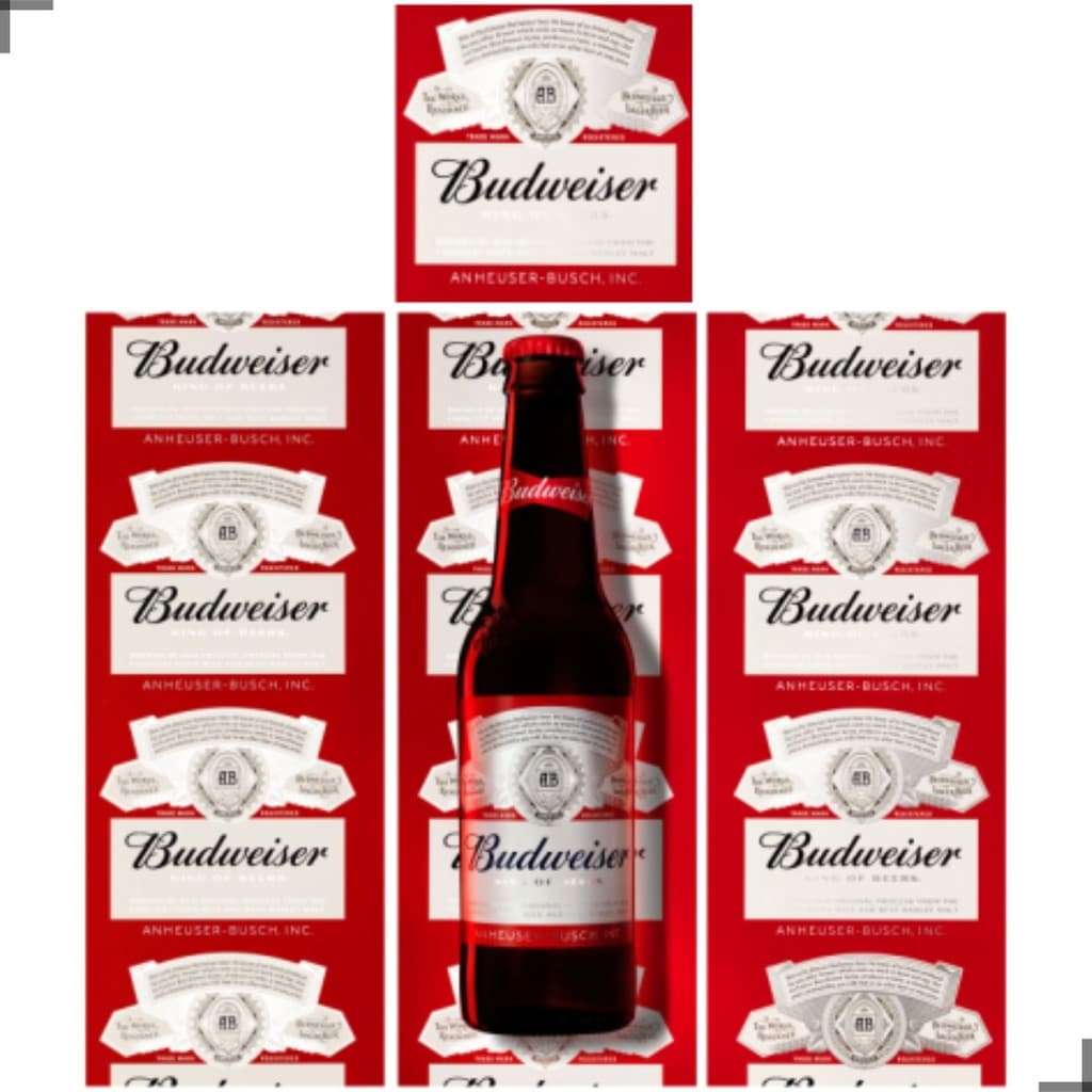 Adesivo Geladeira Personalizado Envelopamento Teto BudWeiser