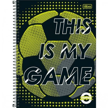 Caderno Tilibra Pepper Masculino 16 Matérias 256 Folhas