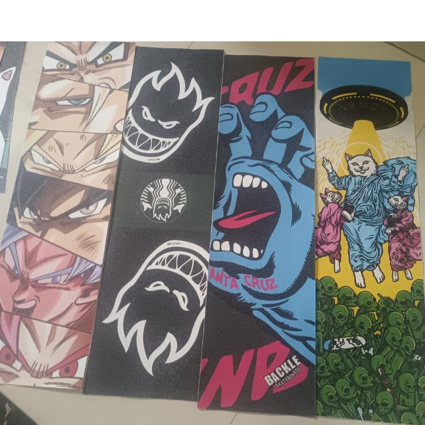 Skate GRIPTAPE 33 * 9 Polegadas Com Projetos TOYMAHINCE DEATHWISH SANTA CRUZ DESIGNS GRIZZLY