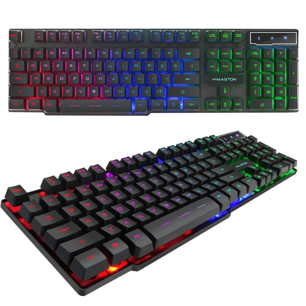 Teclado Gamer Retroiluminado RGB Para Computador AK-600