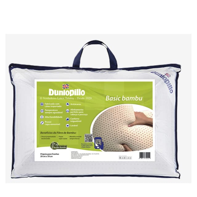 Travesseiro Dunlopillo Basic Bambu