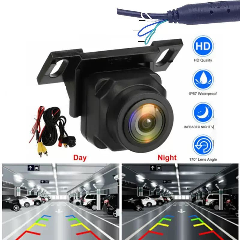 Imagem Reversa HD Visão Noturna Câmera AHD/CCD De Vídeo Colorida Para Carro
