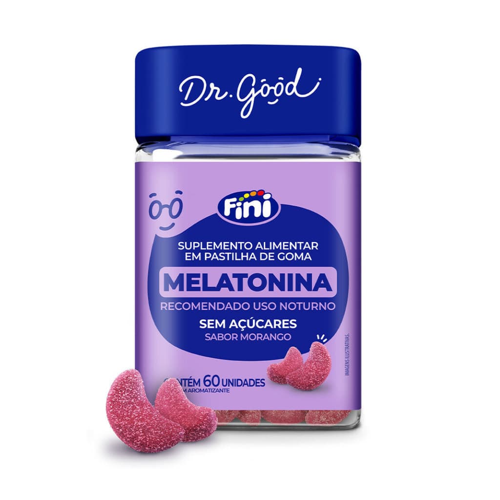 Melatonina em Gomas Dr Good Fini – 60 Unidades
