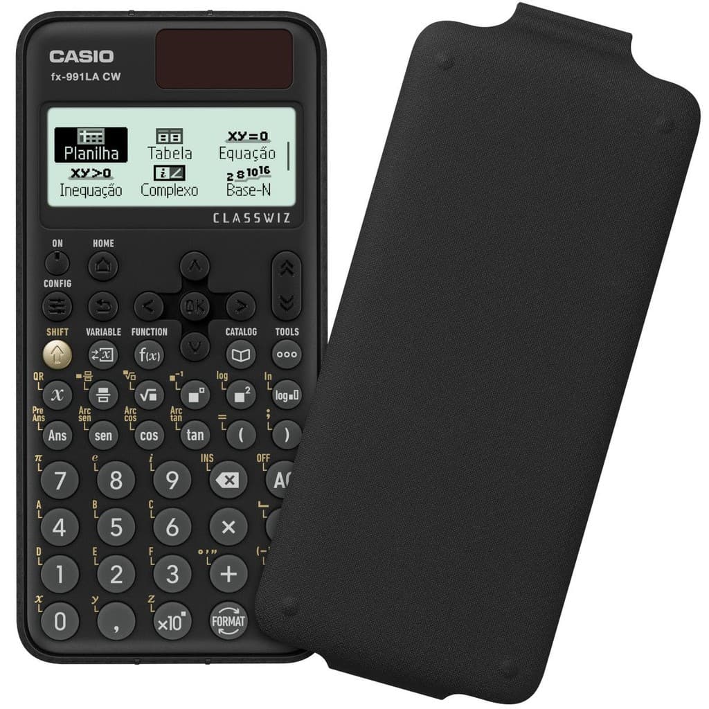 Calculadora Científica Cassio 12 Dígitos Preta Fx-991Lacw-W4-Dt