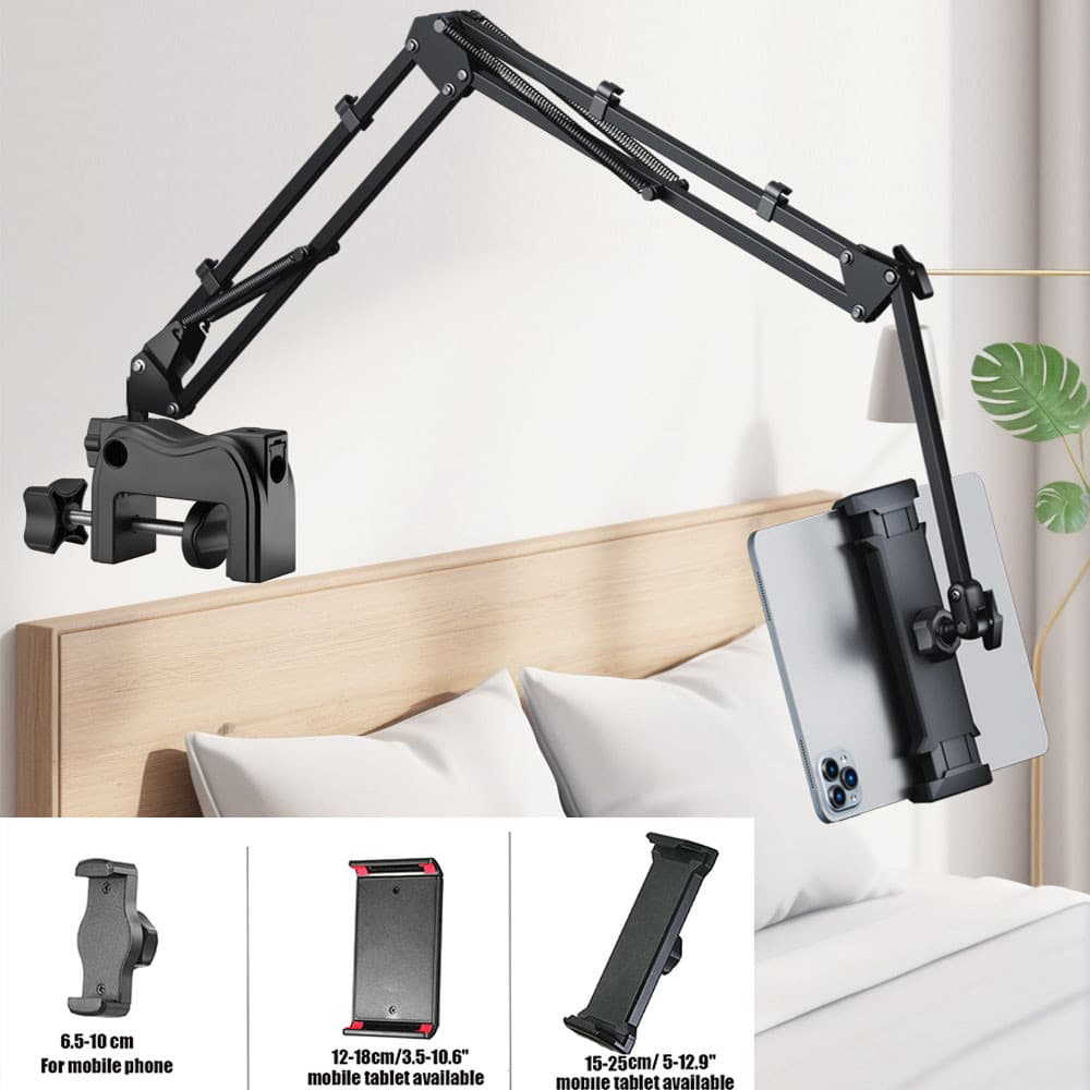 Suporte Para Tablet De Mesa Telefone Com 360 ° Braço De Metal Dobrável Ajustável De Ou Outros Dispositivos De 4 A 13 Pol
