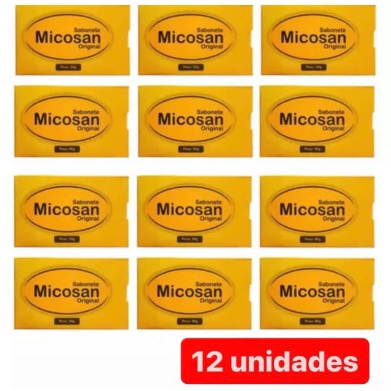 Sabonete em barra micosan 12 unidades clareador de manchas