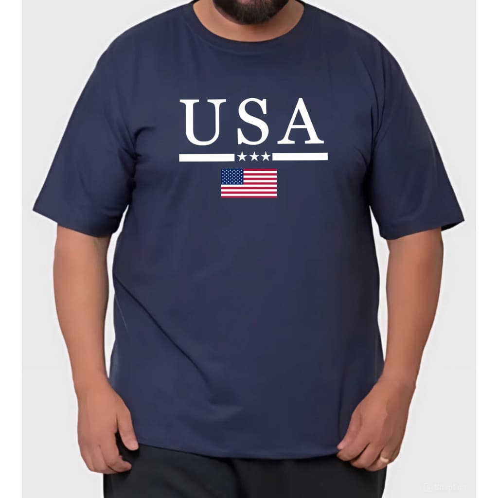 Camiseta Premium Personalisada Malha Penteada 100% Algod茫o