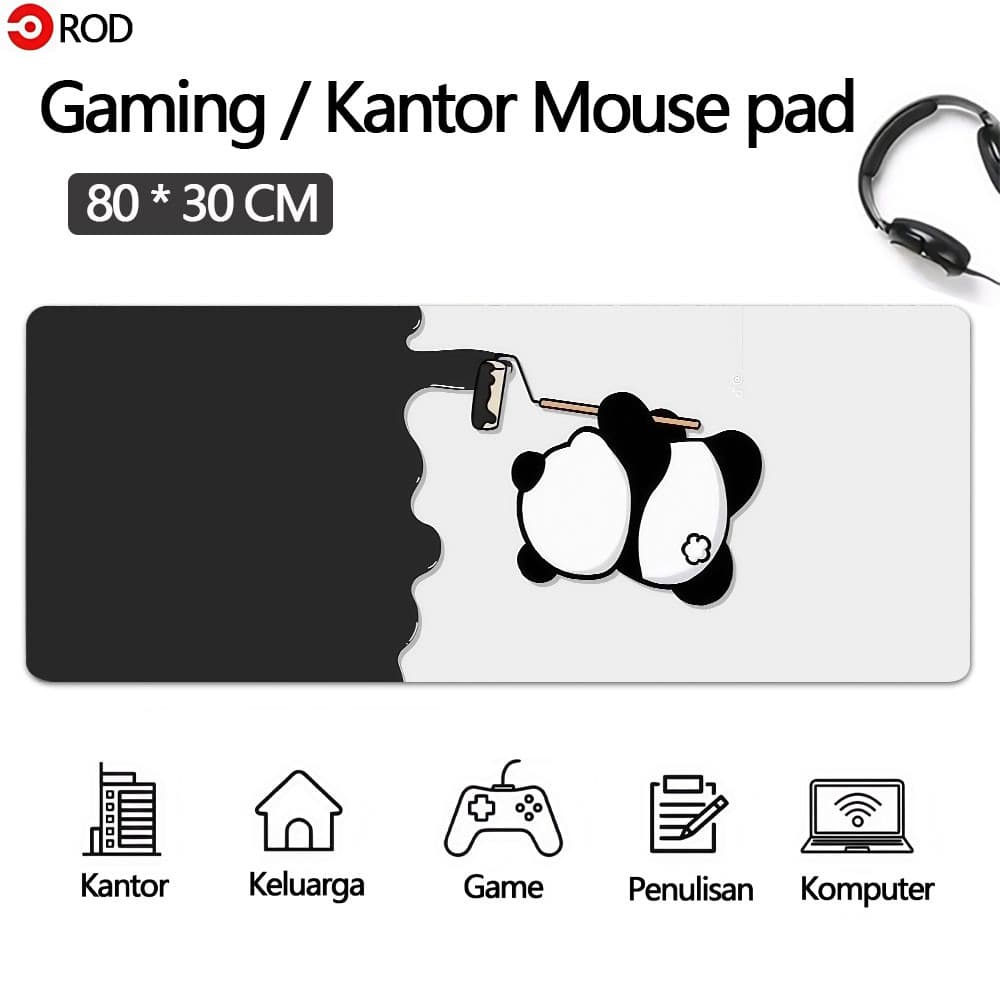 80 * 30cm Mouse Pad Anti Selip Tapete De Mesa Grande MousePad Komputer Longo DU823A