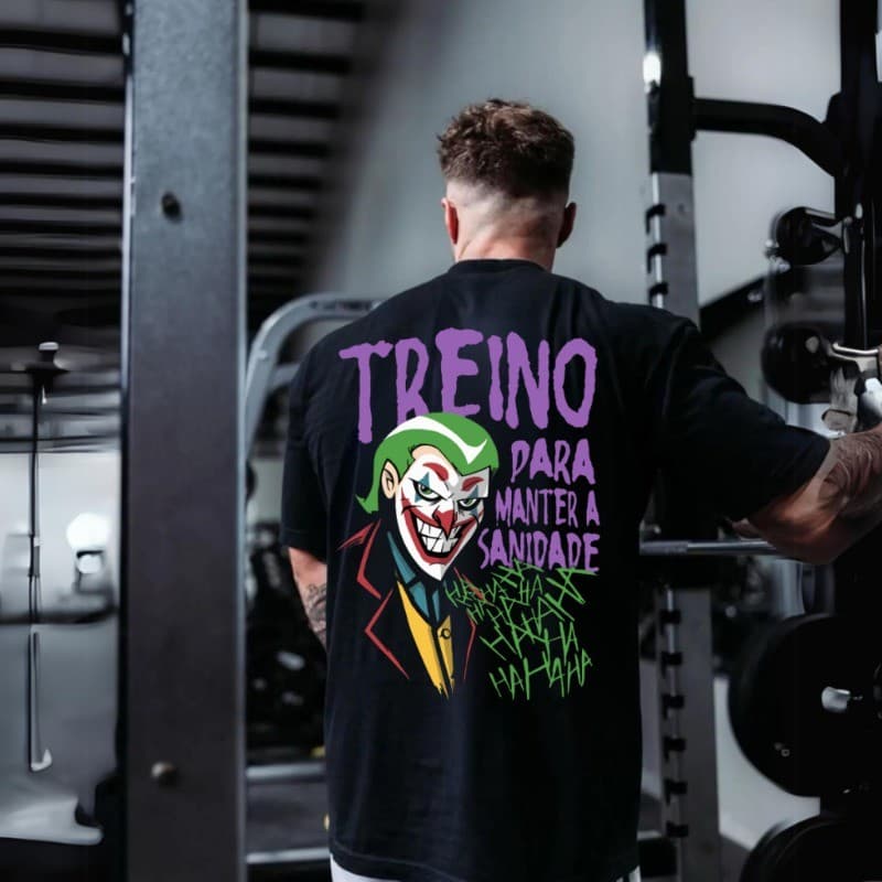 Camiseta Academia Masculina Oversized Treino Camisa Algodão Para seu dia dia.NOVO!!