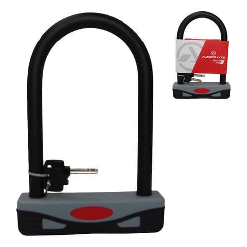Cadeado U-lock Trava Absolute Urban Reforçado Bike Moto