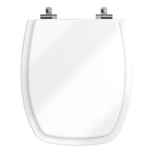 Assento Sanitário tampa de Resina Moldada celite Stylus Branco