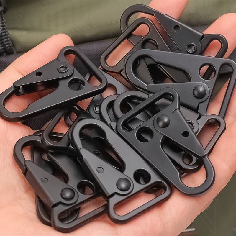 Fivela De Gancho Exterior 1/5pcs-Liga De Zinco , Alta Qualidade-Ferramenta De Clipes De Escalada Com Alça De Mosquetão-Multifuncional-Para Mochila , Equipamento Pessoal