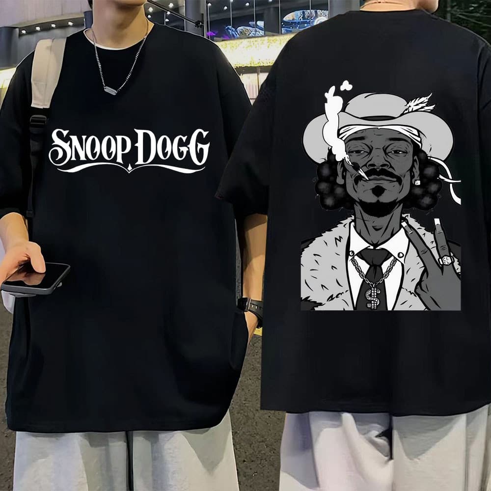 Camisas Camiseta Trap Oversized Rap Snoop Dog Gringa Modelo Novo