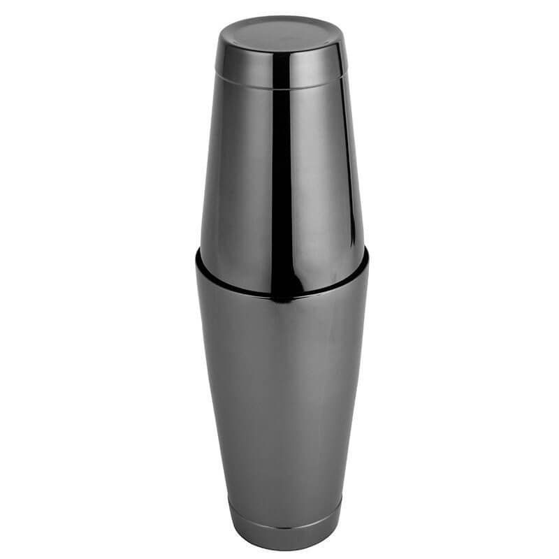 Conjunto Coqueteleira Boston 28oz e 18oz Black Titanium Inox Bartender Store