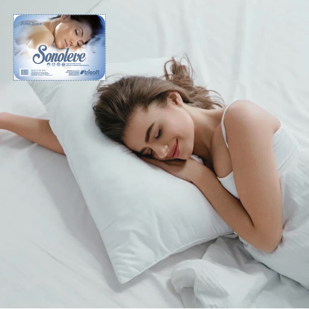 Travesseiro Sono Leve - Trisoft (kit ou unidade)
