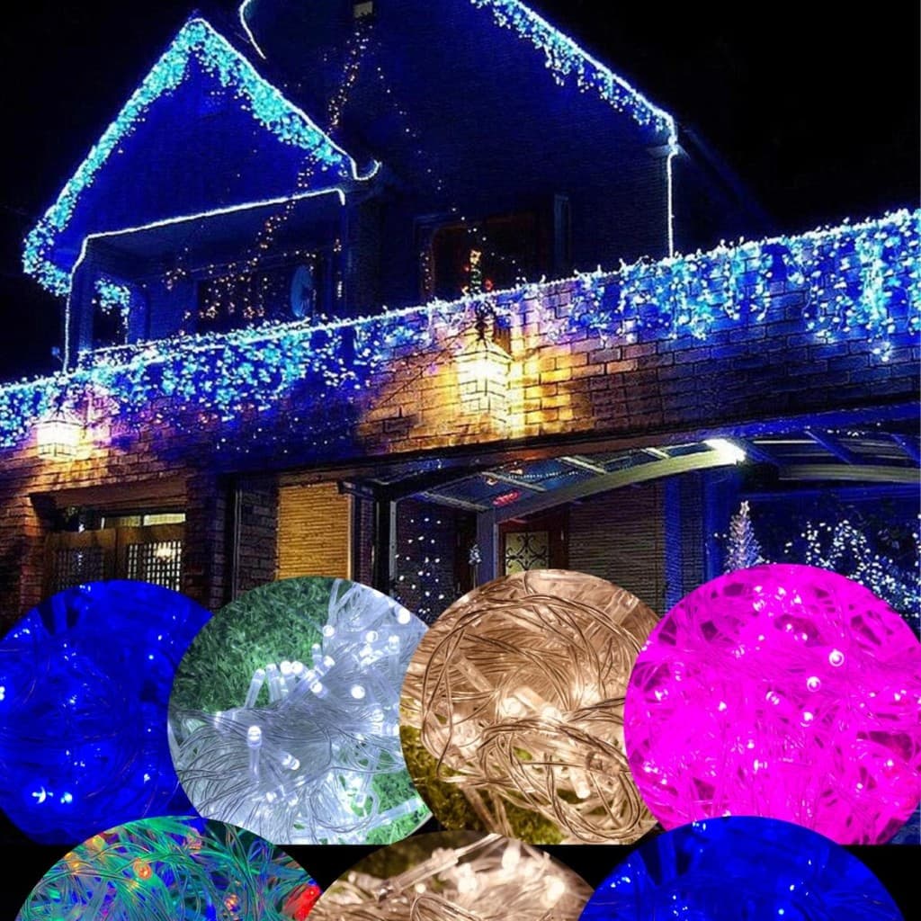 Pisca Pisca Led Decorativo Enfeites para arvore de Natal Fim de ano Casa sacada Jardim