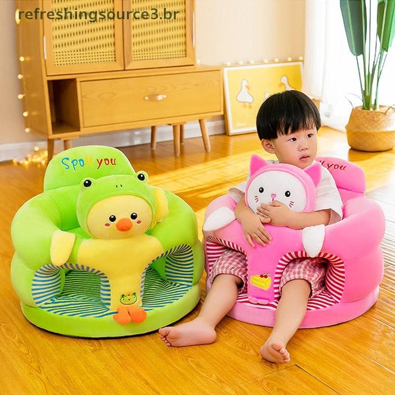 Octsale 1 Pc Bebê Aprendizagem Sitg Assento Capa De Sofá Caso De Desenho Animado Cadeira De Apoio De Pelúcia Brinquedos