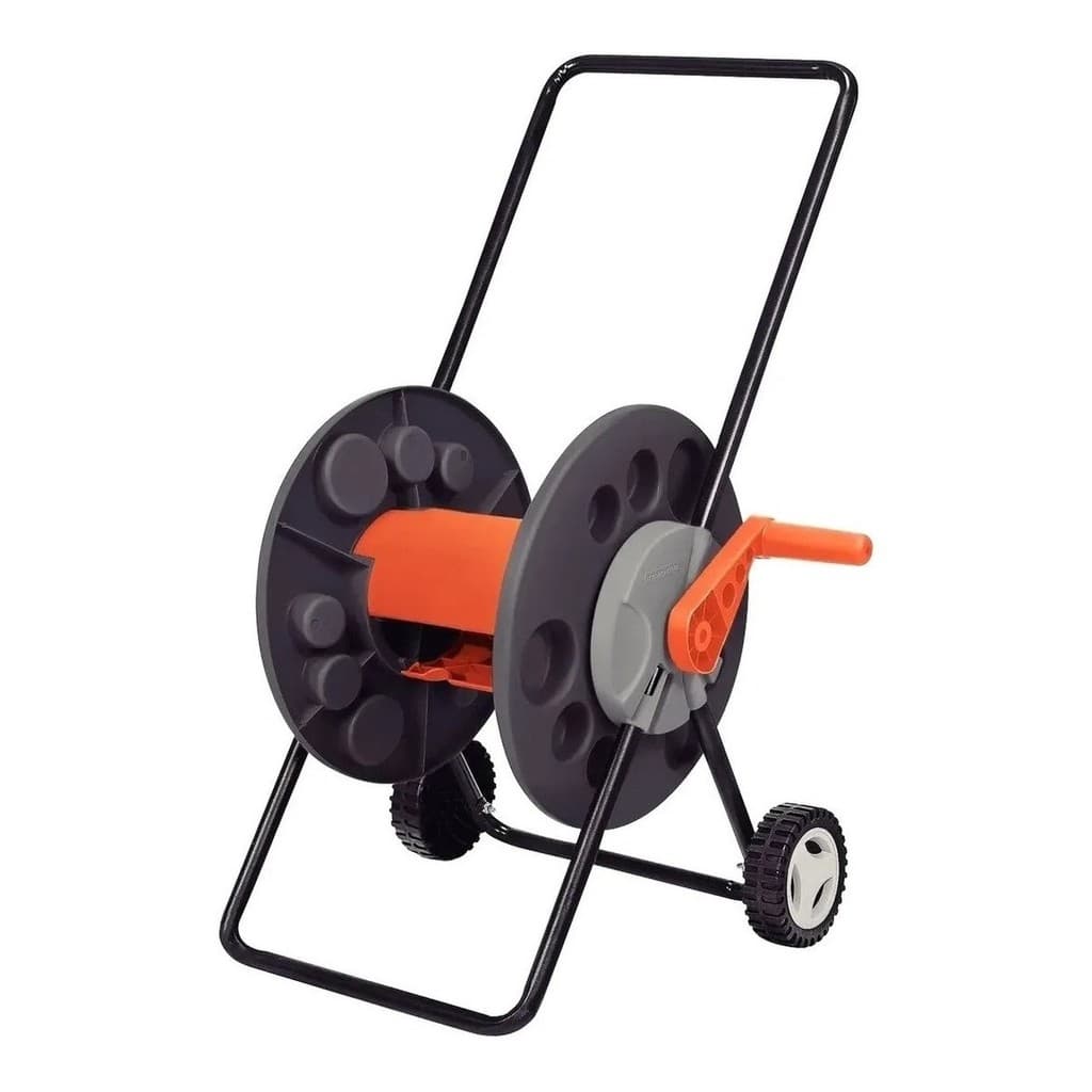 Suporte Mangueira Carrinho Enrolador Até 55m Tramontina