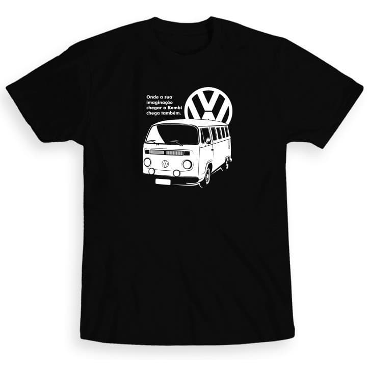 Camiseta Masculina Perua Kombi Clipper Carros Antigos Camisa Confortável 100% Algodão