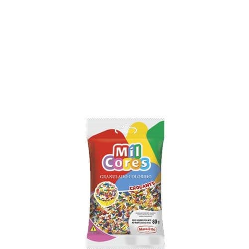 Chocolate Granulado Colorido 80 gr Mavalério