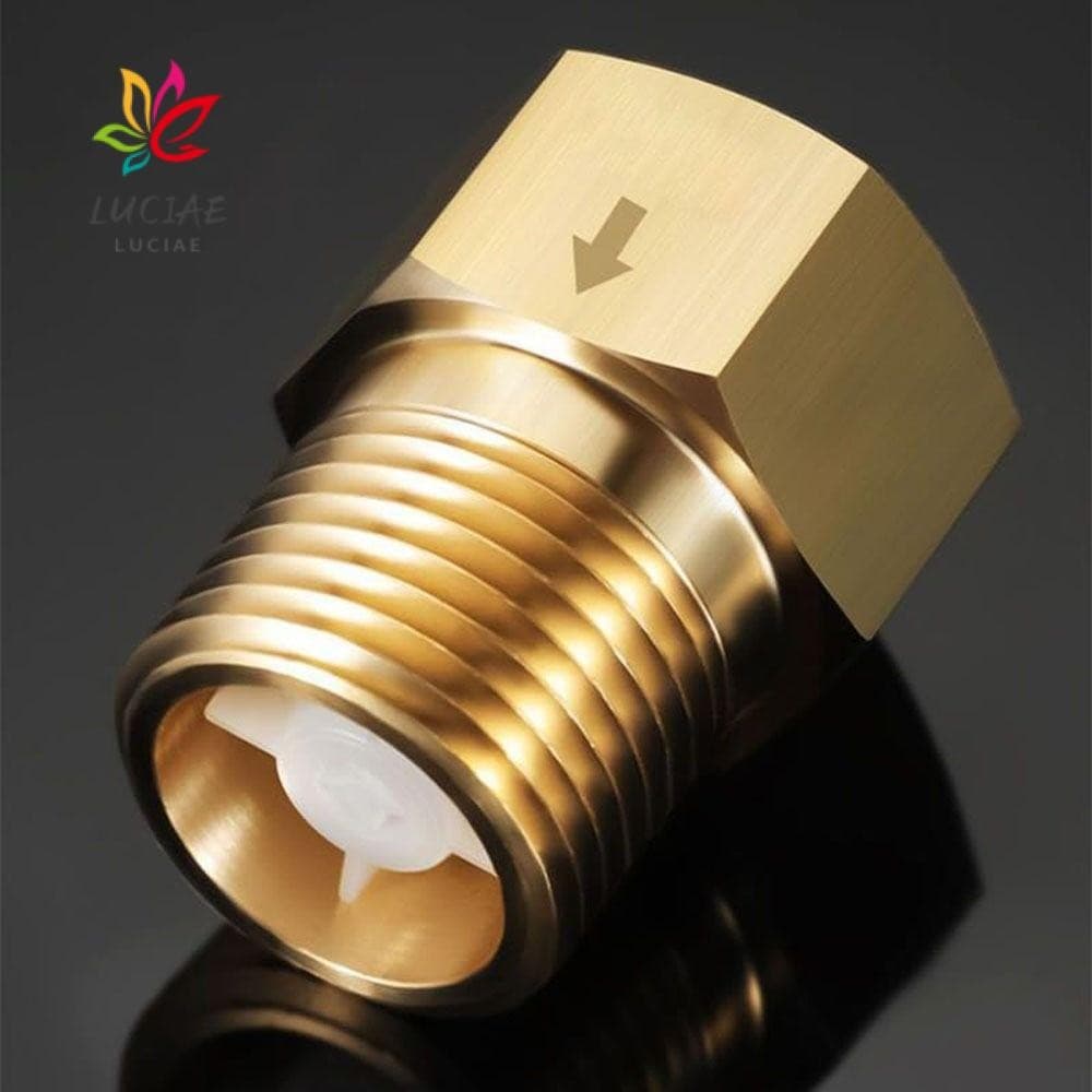 Válvula Unidirecional LUCIAE , De Retenção De Latão De 1/2 " Refluxo De Rosca Dourada Fêmea Para Macho De Resistência Ao