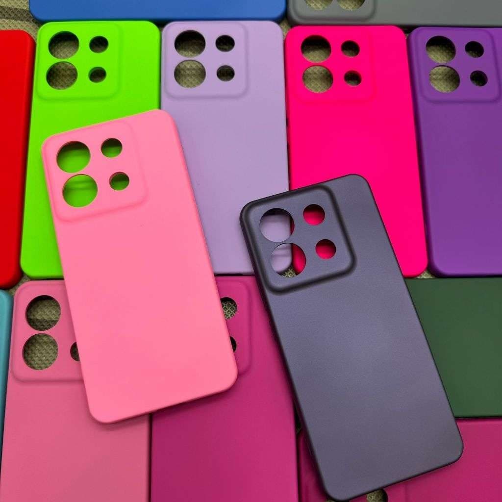 Capa Capinha de Celular - Poco X6 - Xiaomi Silicone Aveludado Capinha Case
