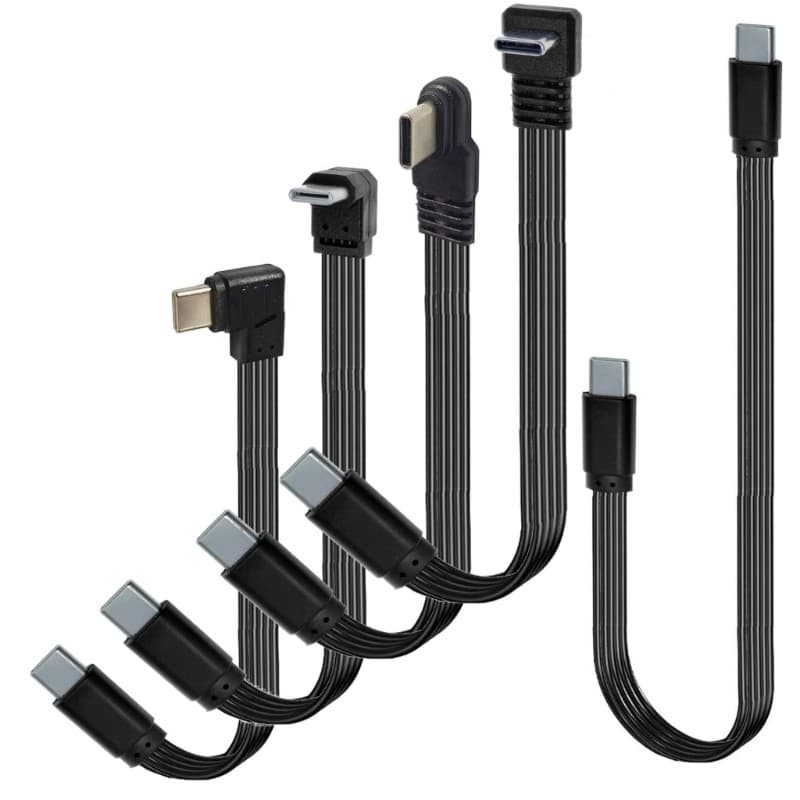 SK Silicone USB C 45W PD Carrega Conector Angular 90 Graus Para Dispositivos FPV