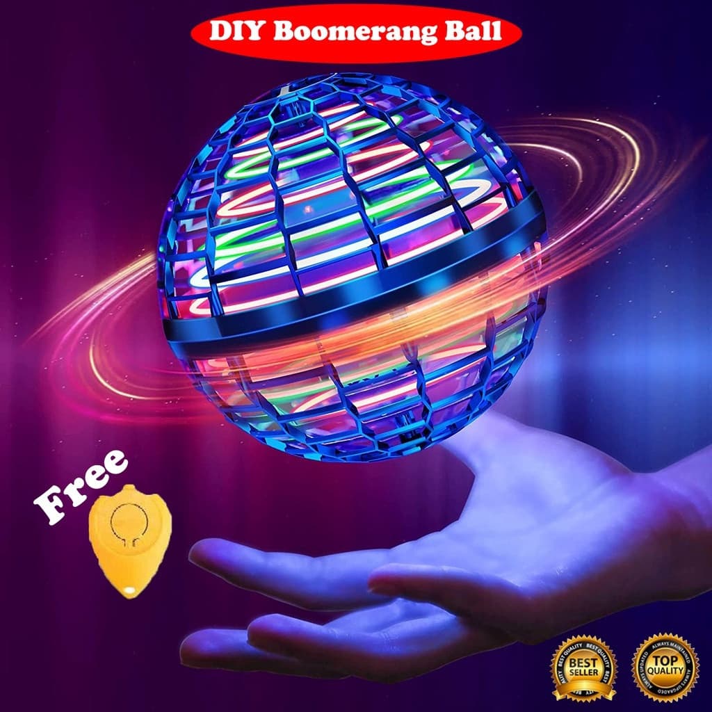 Flynova Pro Flying Magic Ball Spinner Toy Drone 360 Graus De Rotação Mini Helicóptero Para Crianças Aniversário Presente