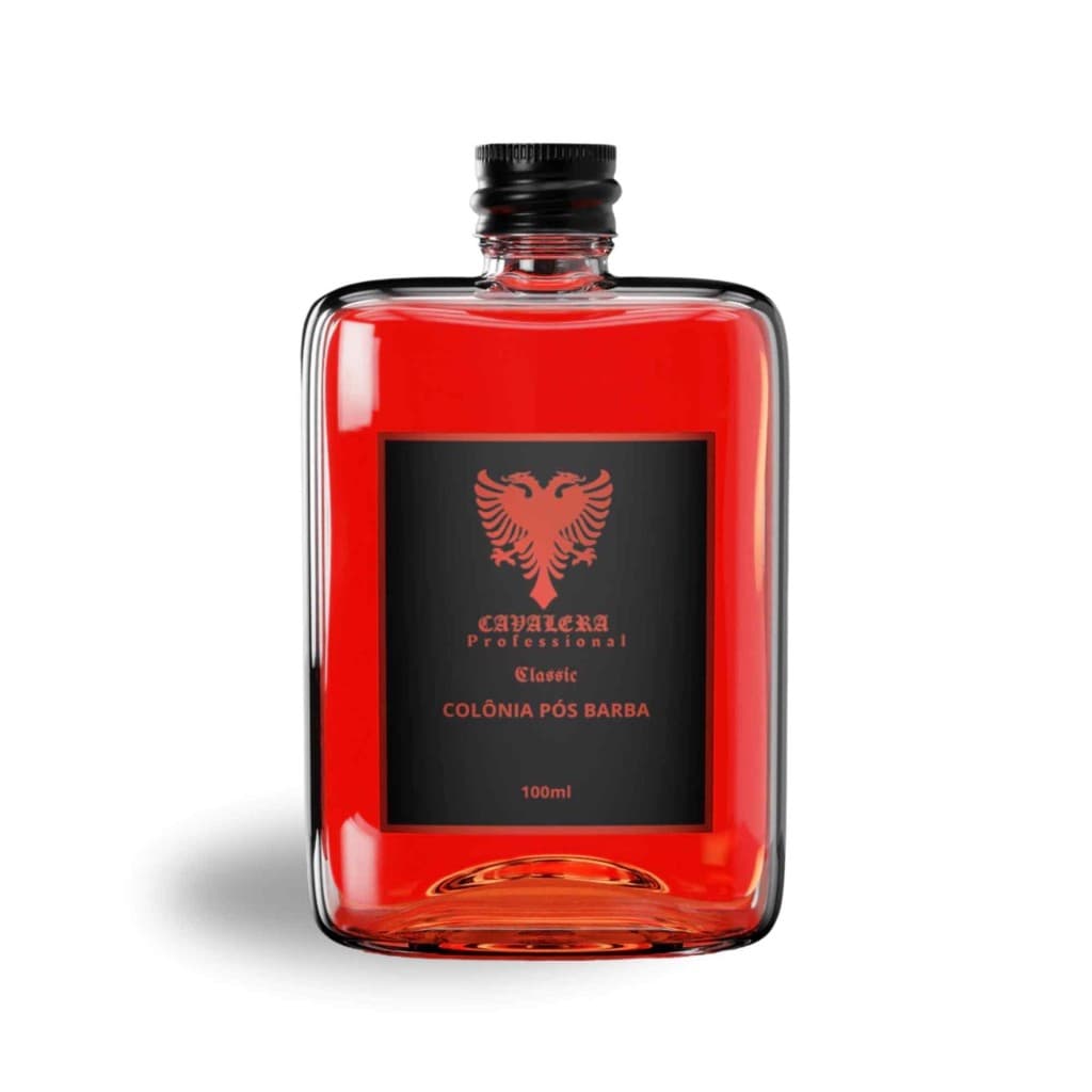 Pós Barba Colônia Cavalera Professional Classic 100ml Hidrata Pele e Combate Irritações