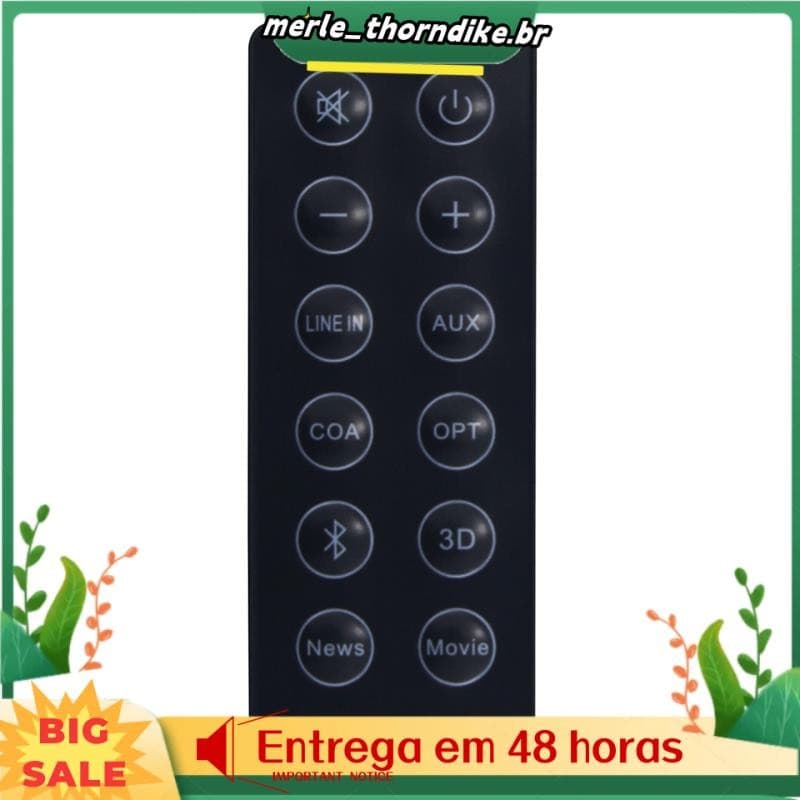 RC10A1 Controle Remoto Substituição Para Edifier B3 Sound Speaker System Peças Sobressalentes Acessórios