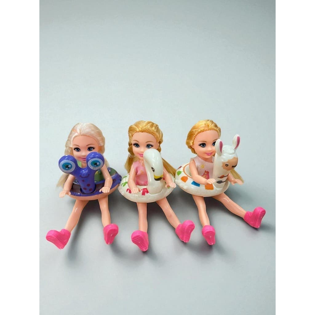 brinquedo mini boneca sunshine tik tok com boia linda princesa