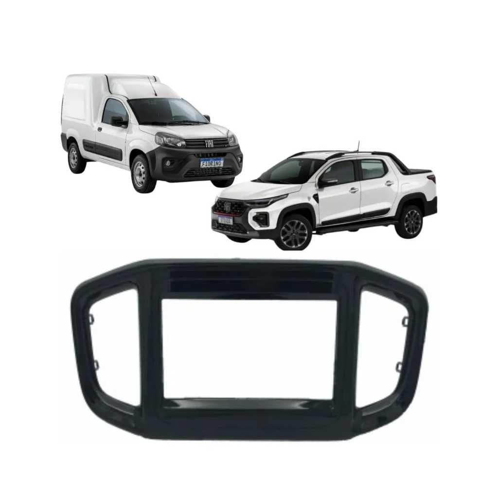 Moldura Fiat Strada Fiorino 9 Polegadas