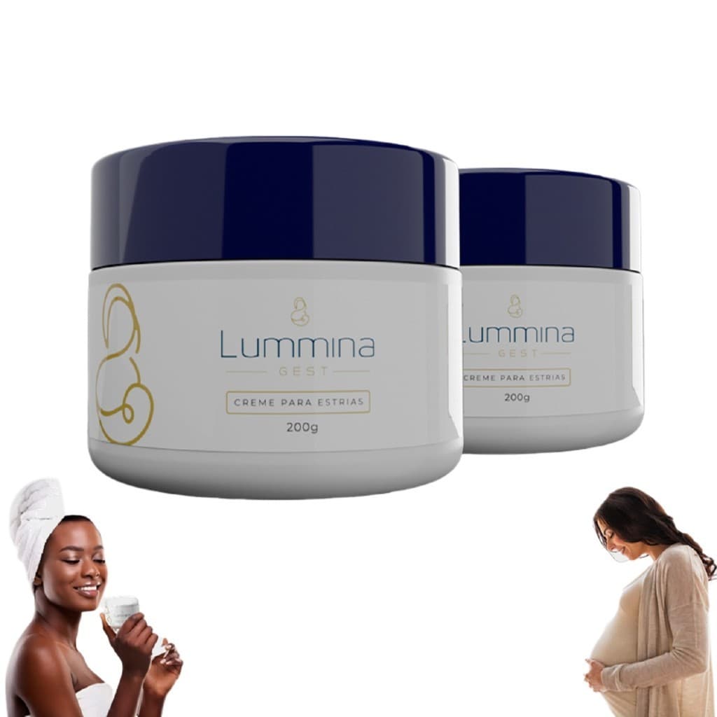Kit 2 Lummina Gest Original Creme para Tratamento da Pele Estrias/Celulite/Mancha