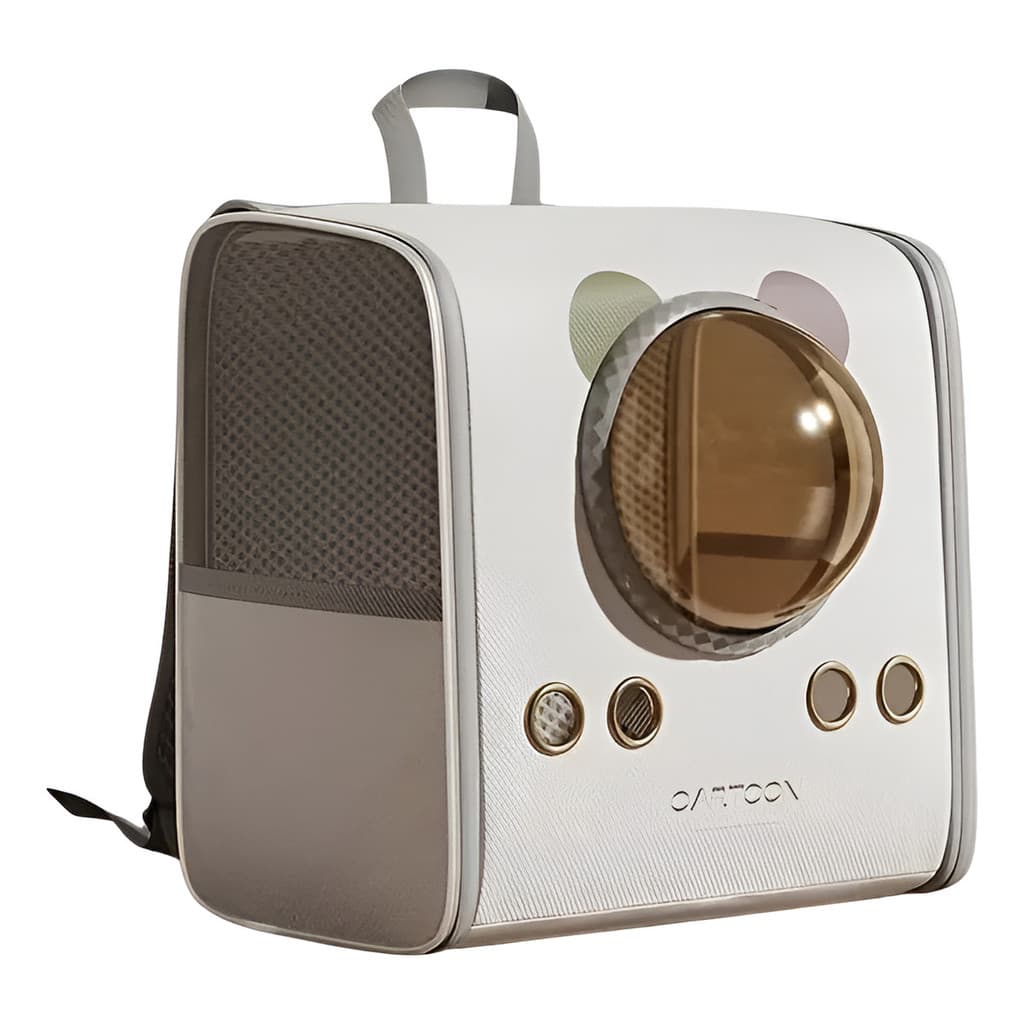 Bolsa Transporte Para Pets Astronauta Gato Cao Respiravel G