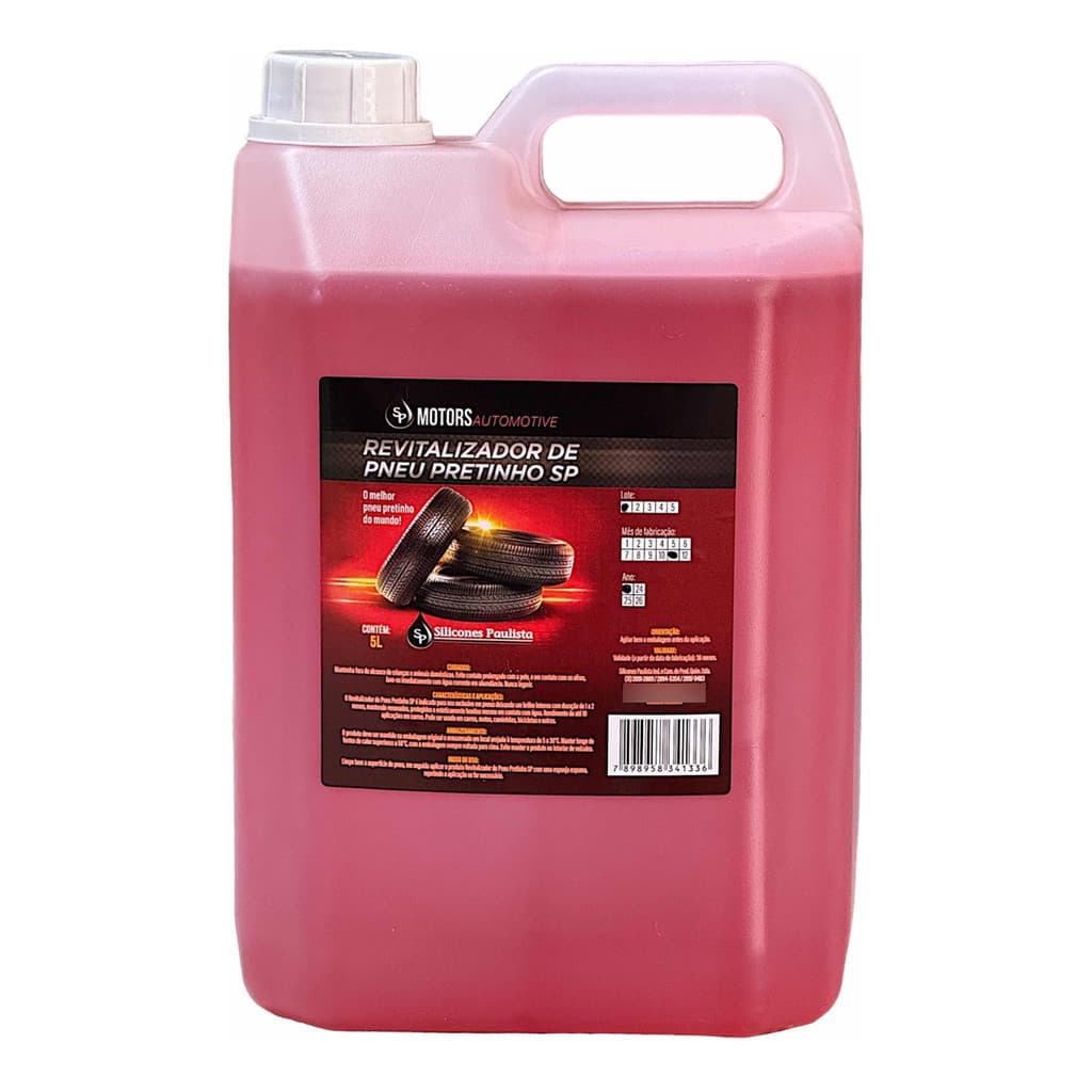 Pneu Pretinho Profissional brilhantador Preteador 5 Litros em gel