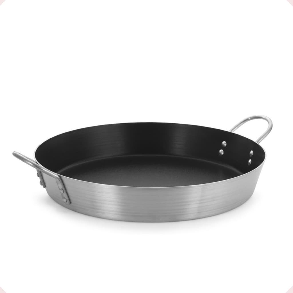 Panela Paellera Alumínio Antiaderente 50cm Linha Hotel