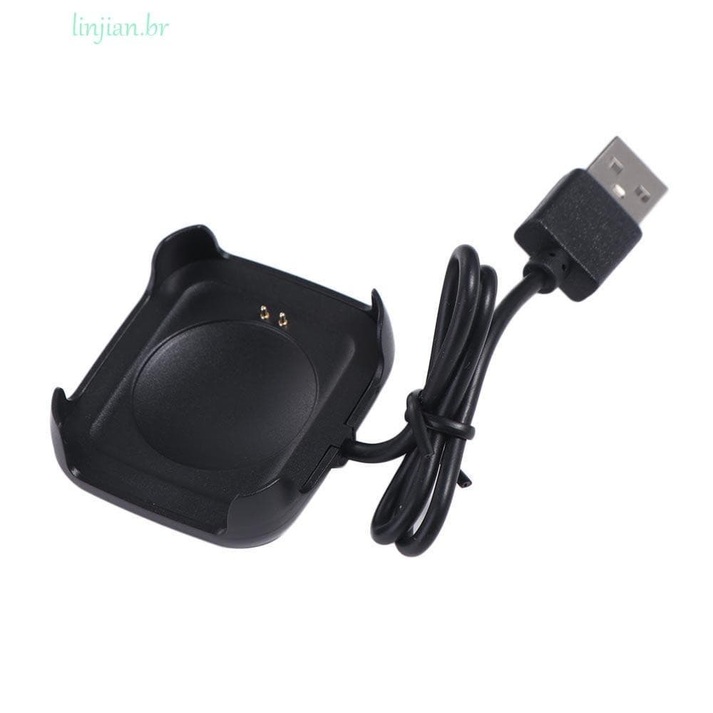 LINJIAN Carregador De Relógio Inteligente Eletrônico De Consumo Smartwatch Acessórios 30cm Adaptador USB Preto Seguro