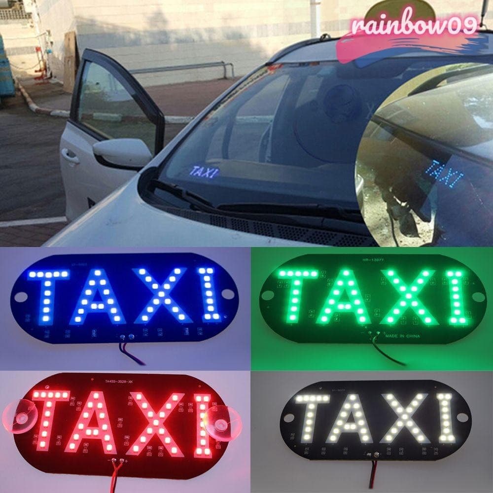 RAINBOW09 Táxi Luz Colorida 12V Lâmpadas De Sinalização Led De Economia De Energia