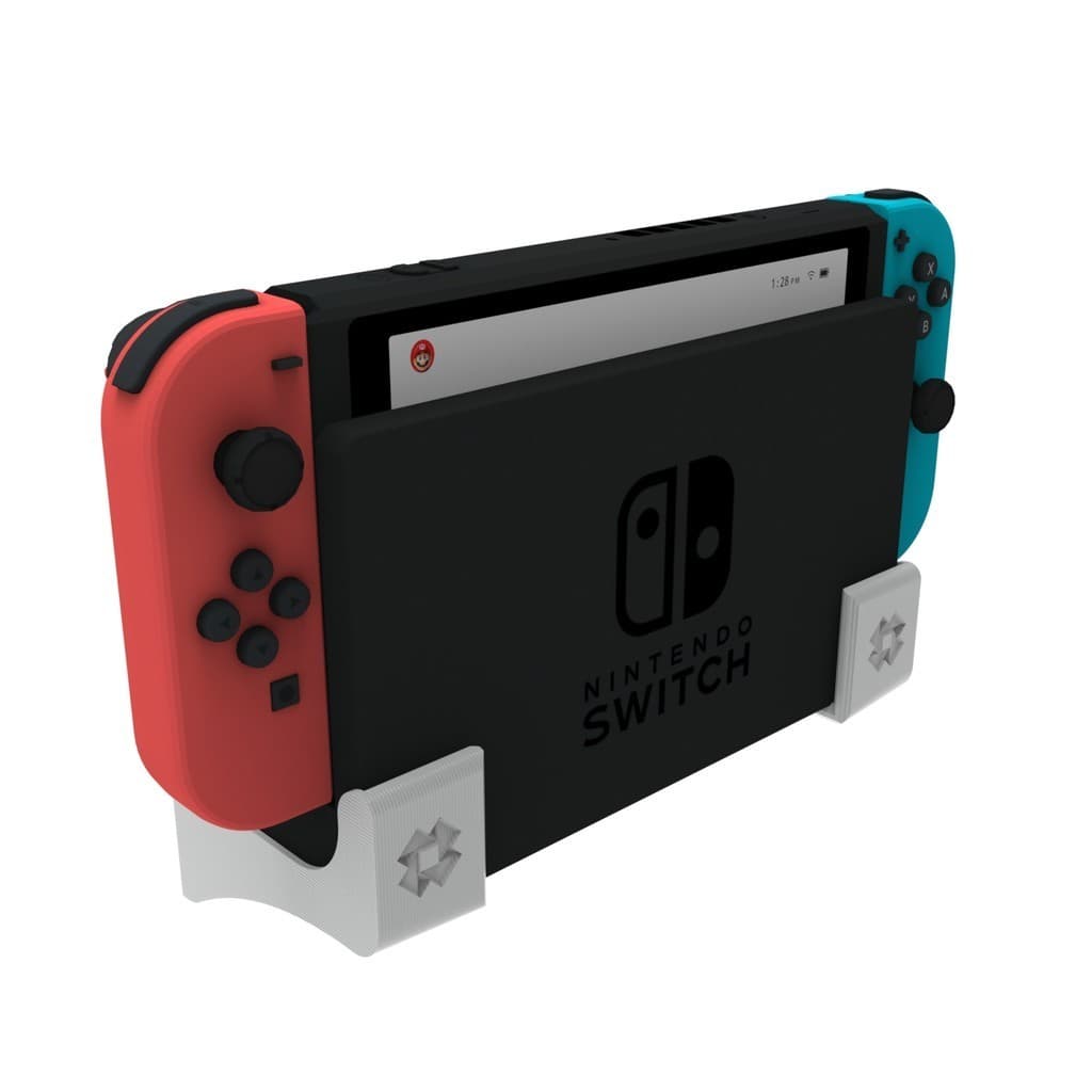 Suporte de Parede ou Painel de Madeira para Fixar Compatível com Dock Nintendo Switch