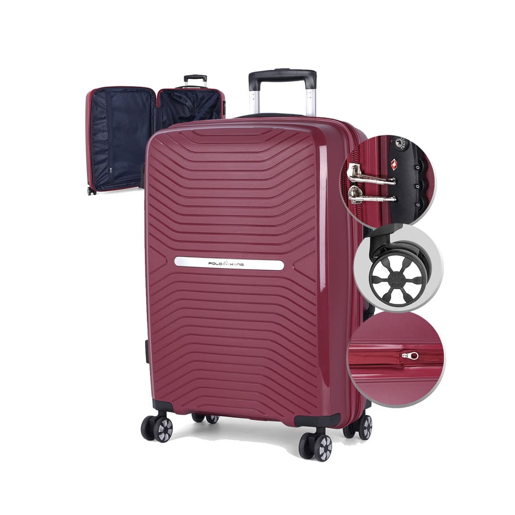 Mala de Bordo 10KG Polipropileno Expansível Tulum Cadeado TSA Padrão ANAC com Rodinhas 360