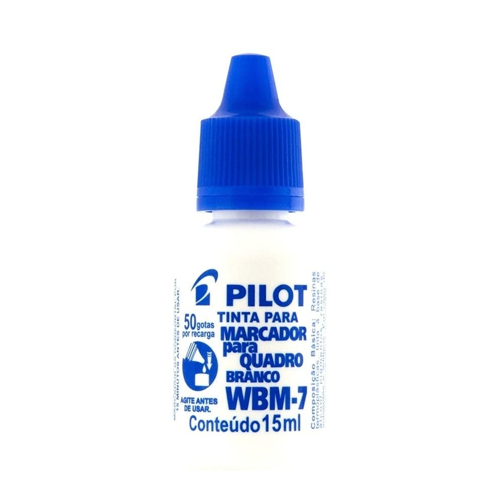 TINTA PARA MARCADOR QUADRO BRANCO WBM-7 AZUL 15ML - PILOT