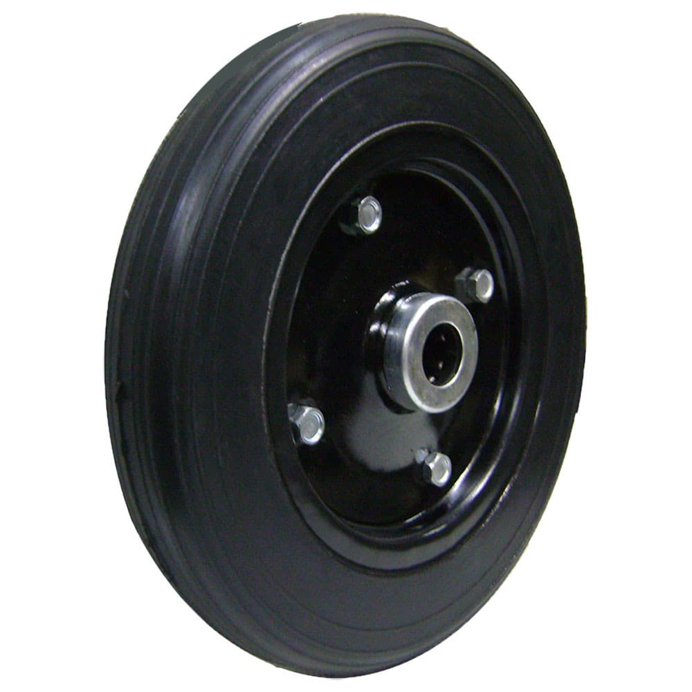 Roda de Chapa 10' (25cm) Pneu Maciço Rol. Rolete 3/4" (19mm) - CP10R34