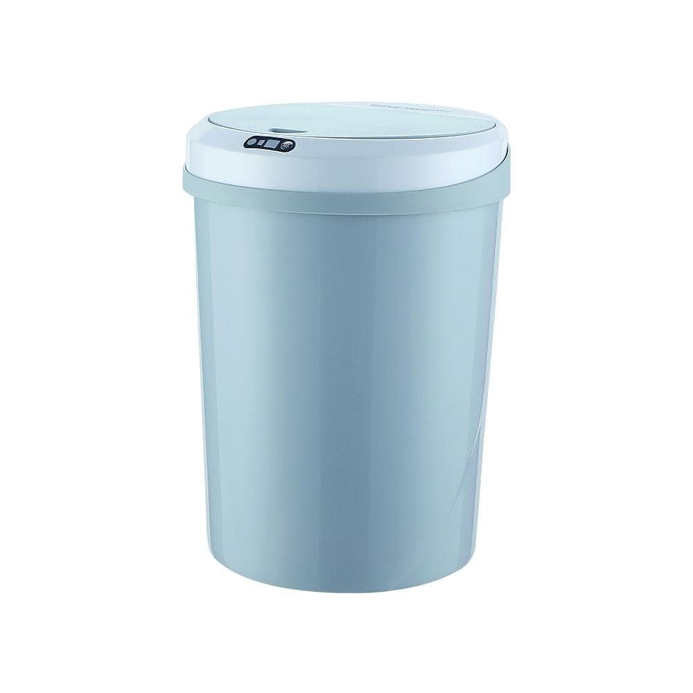 LIXEIRA AUTOMÁTICA AZUL 9 LITROS SENSOR TOUCH PARA COZINHA E BANHEIRO