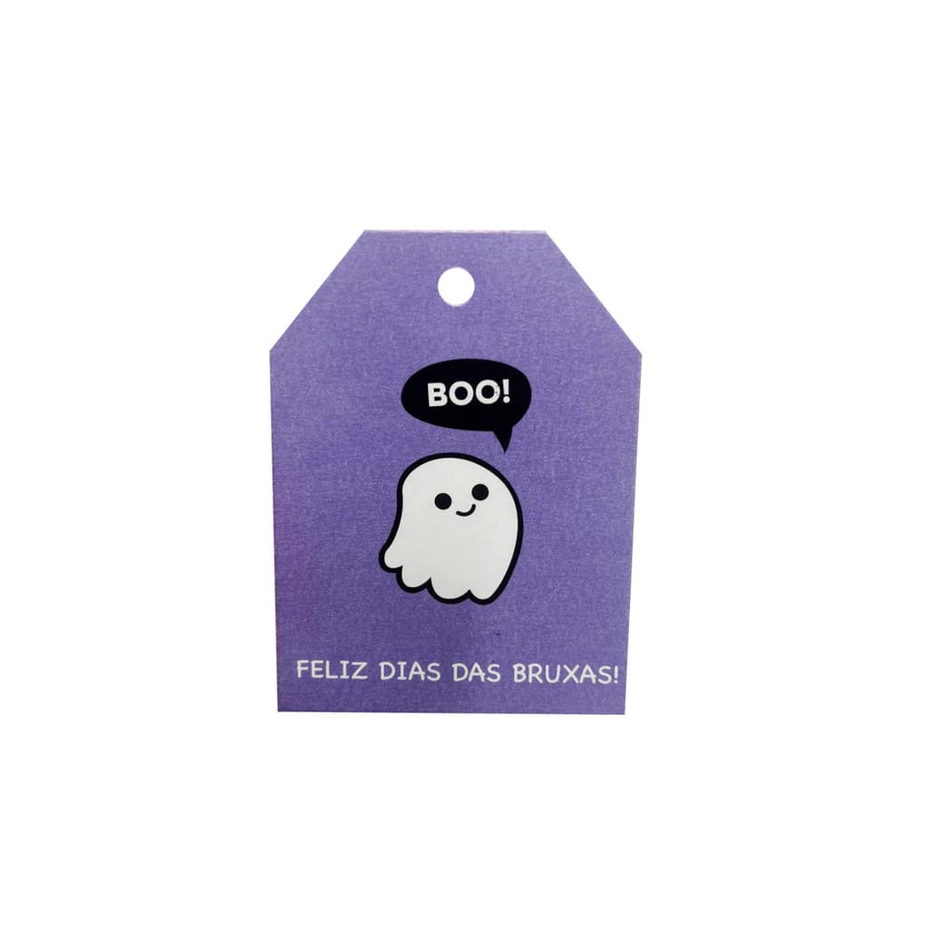 Tag Dia Das Bruxas, Halloween (5,6 x 7,6 cm) - 100 unidades