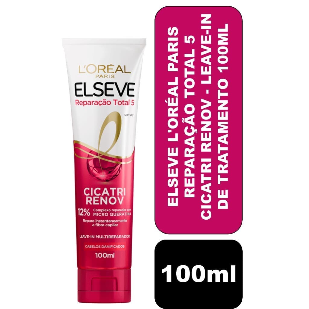 Elseve L'Oréal Paris Reparação Total 5 Cicatri Renov - Leave-in de Tratamento 100ml