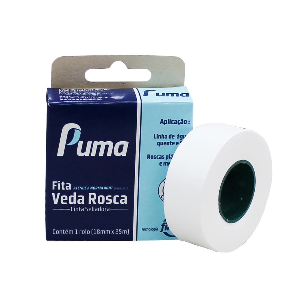 Fita Veda Roscas de 18 mm x 25 m Puma