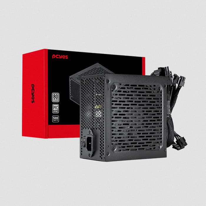 FONTE GAMER PCYES SHOCKER 500W 80 PLUS WHITE - PF500SHW