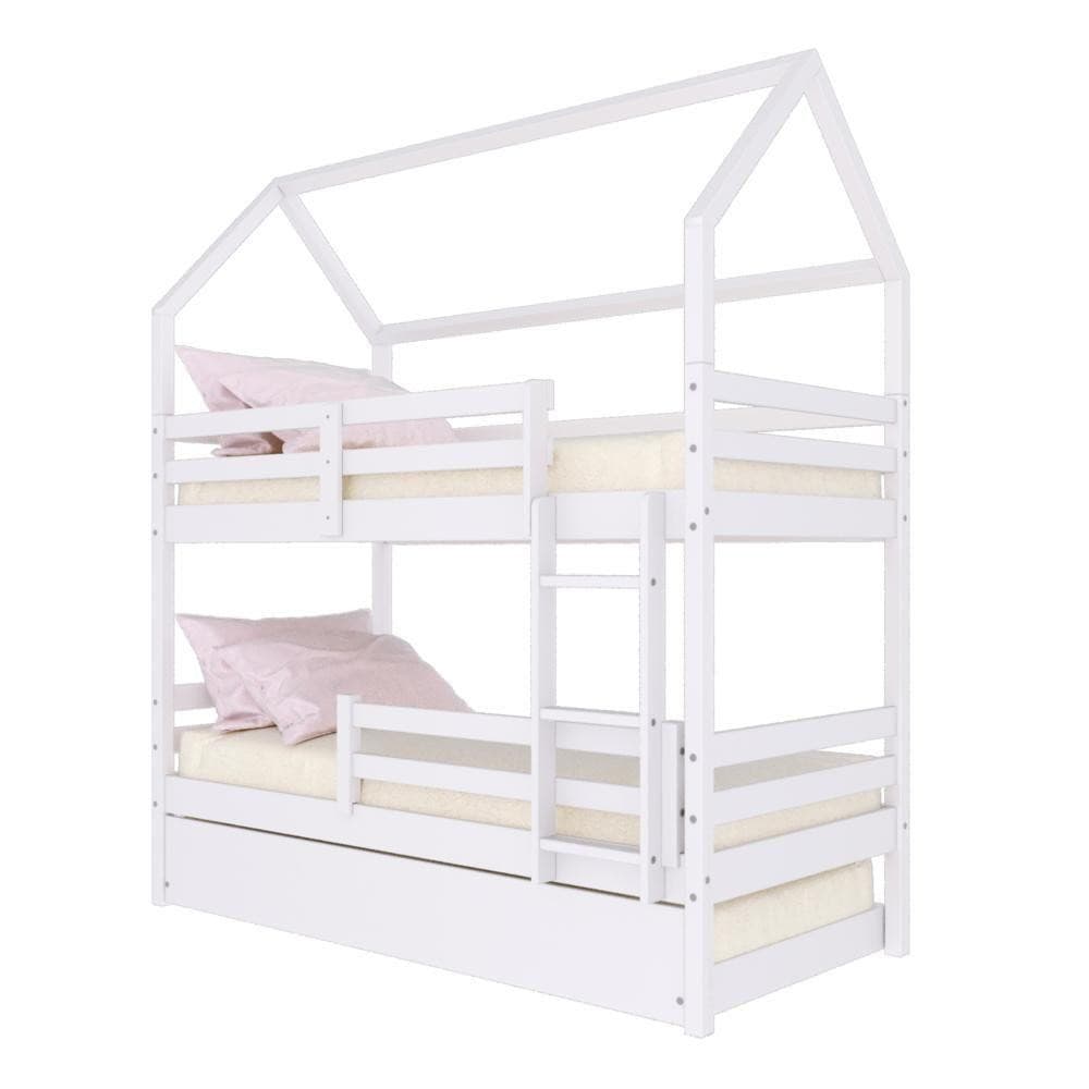 Treliche Casinha Solteiro Slim Grade Branco