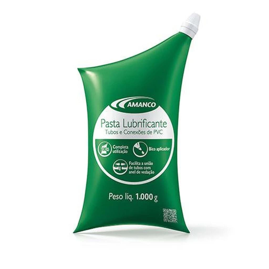 Pasta Lubrificante 80g com Bico Aplicador - Amanco para Juntas Elásticas